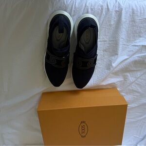 Tod's Women Dark Blue and White Sneakers